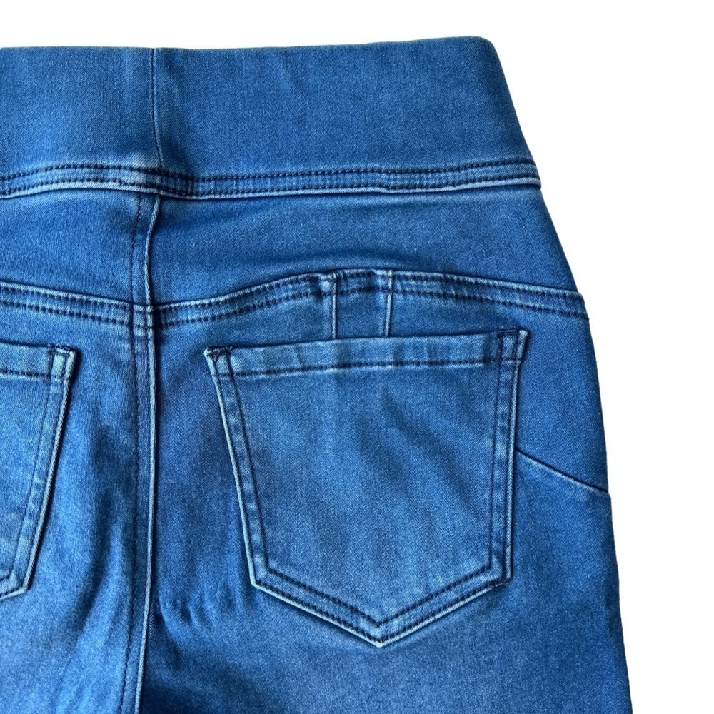 RICKI'S BLUE DENIM STYLE STRETCHY SKINNY LEGGINGS WOMENS SIZE XS - Picture 8 of 16